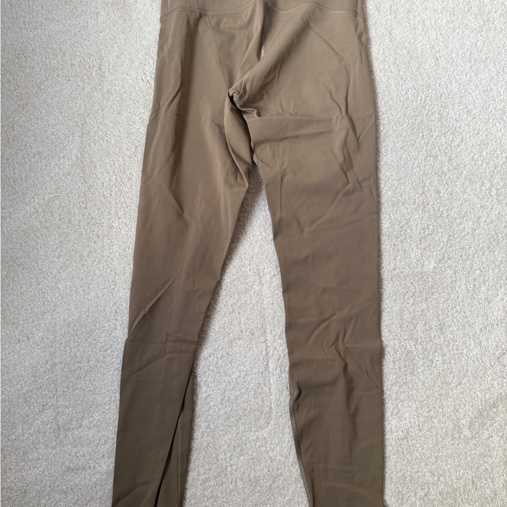 Lululemon Tan High-Waisted Leggings